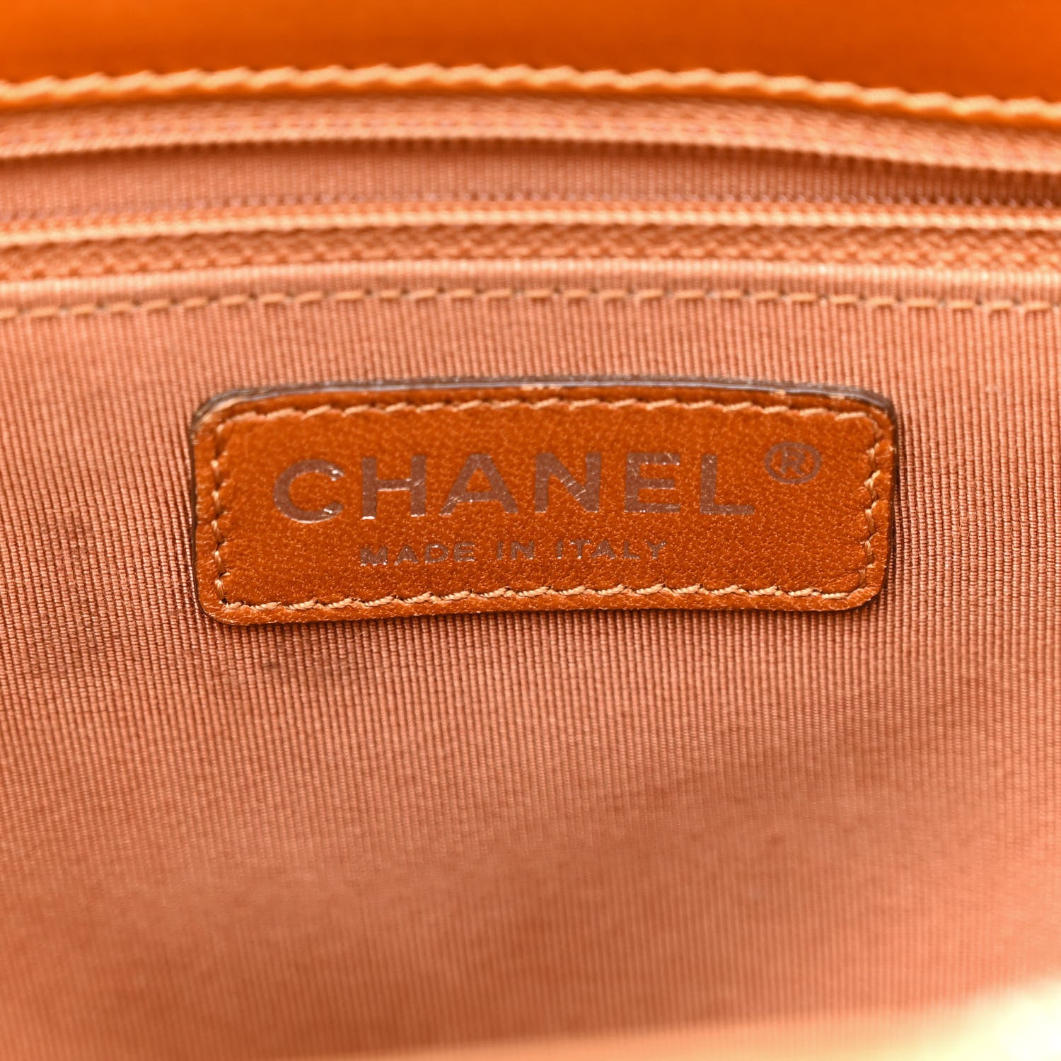 Chanel Metallic Patent Quilted Grand Shopping Tote GST Bronze 7 of 22