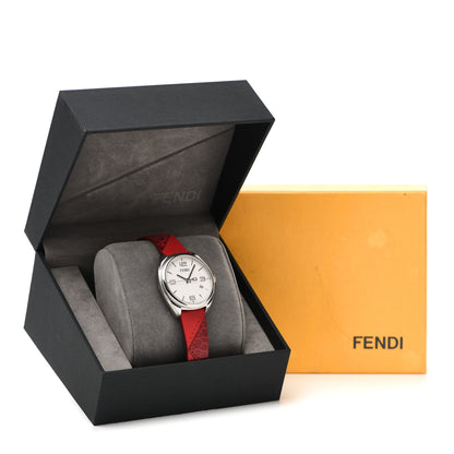 Fendi Stainless Steel Calfskin 34mm Momento Date Quartz Watch 5 of 5