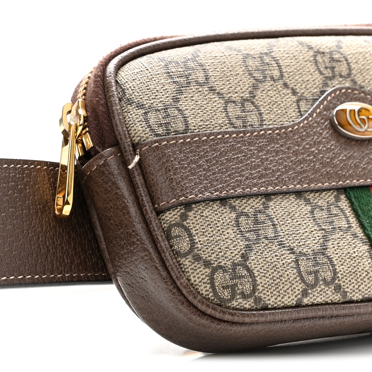Gucci GG Supreme Monogram Ophidia Belted iPhone Case 85 34 Dark Brown 8 of 11