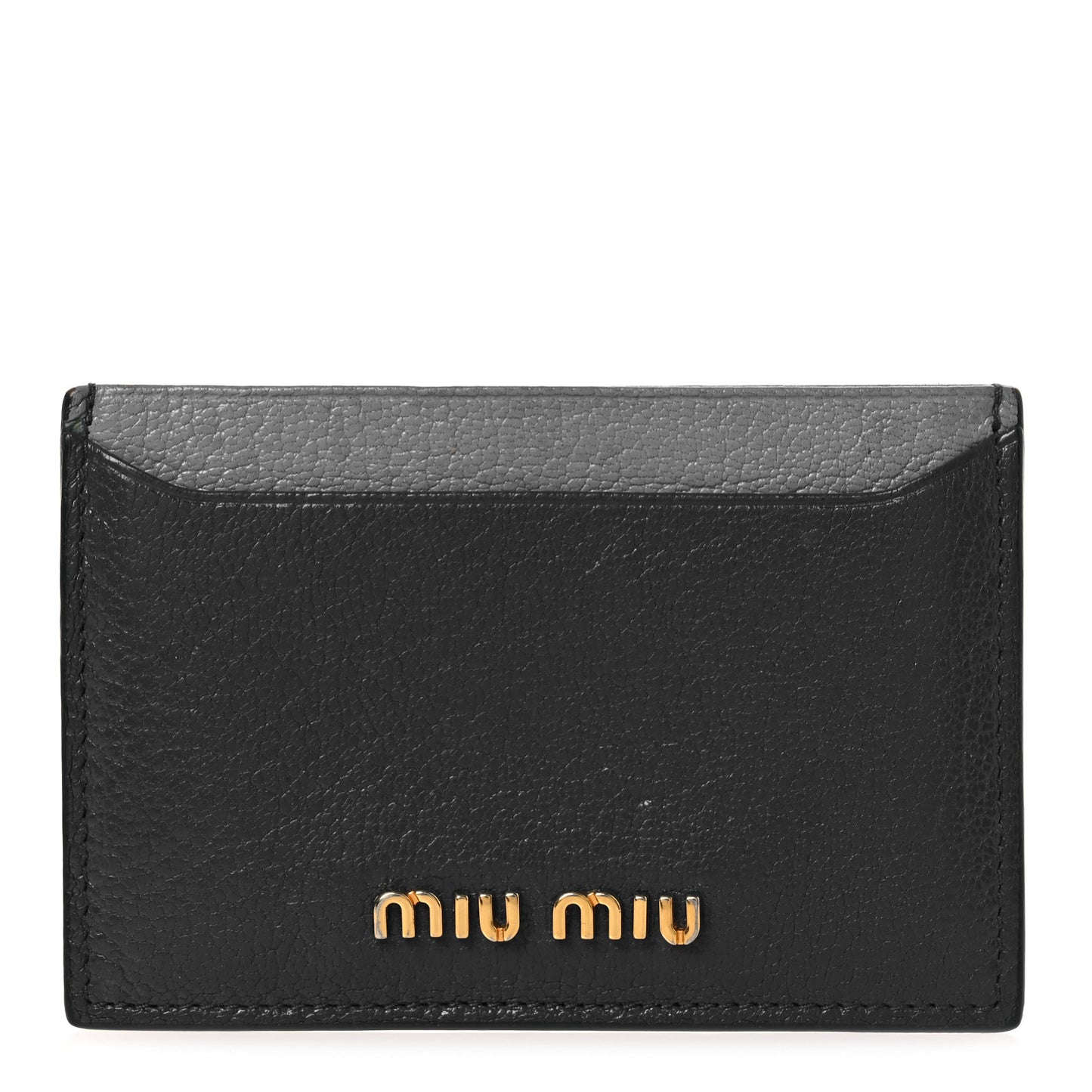 Goatskin Card Holder Blue