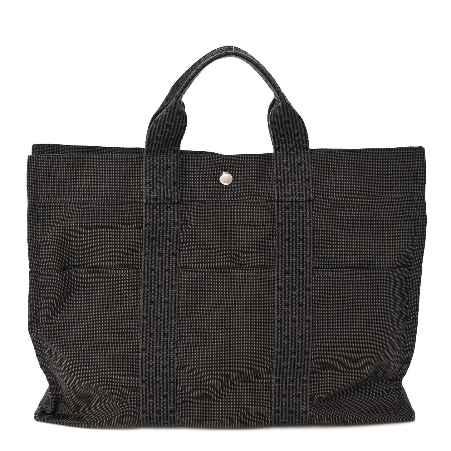 Canvas Herline MM Tote Grey