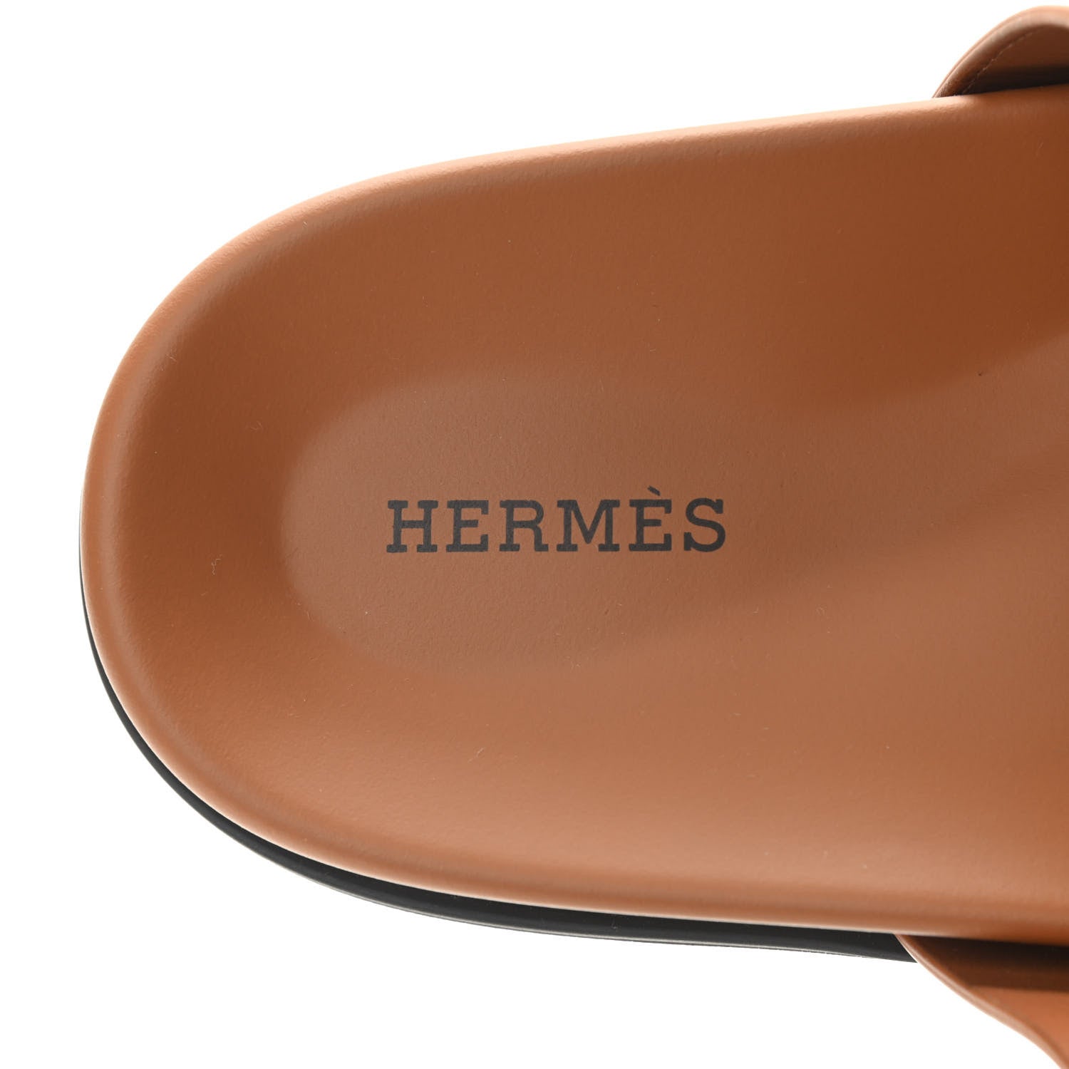 Hermes Calfskin Mens Chypre Sandals 42 Gold 6 of 8