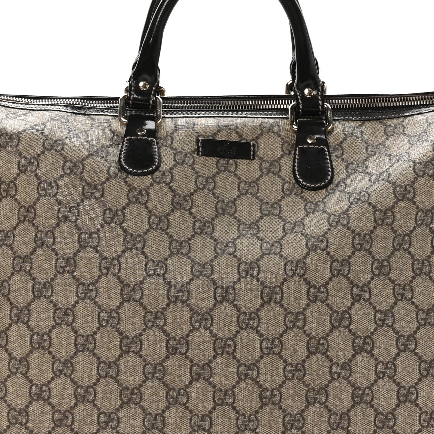 GG Plus Monogram Medium Joy Tote Dark Brown