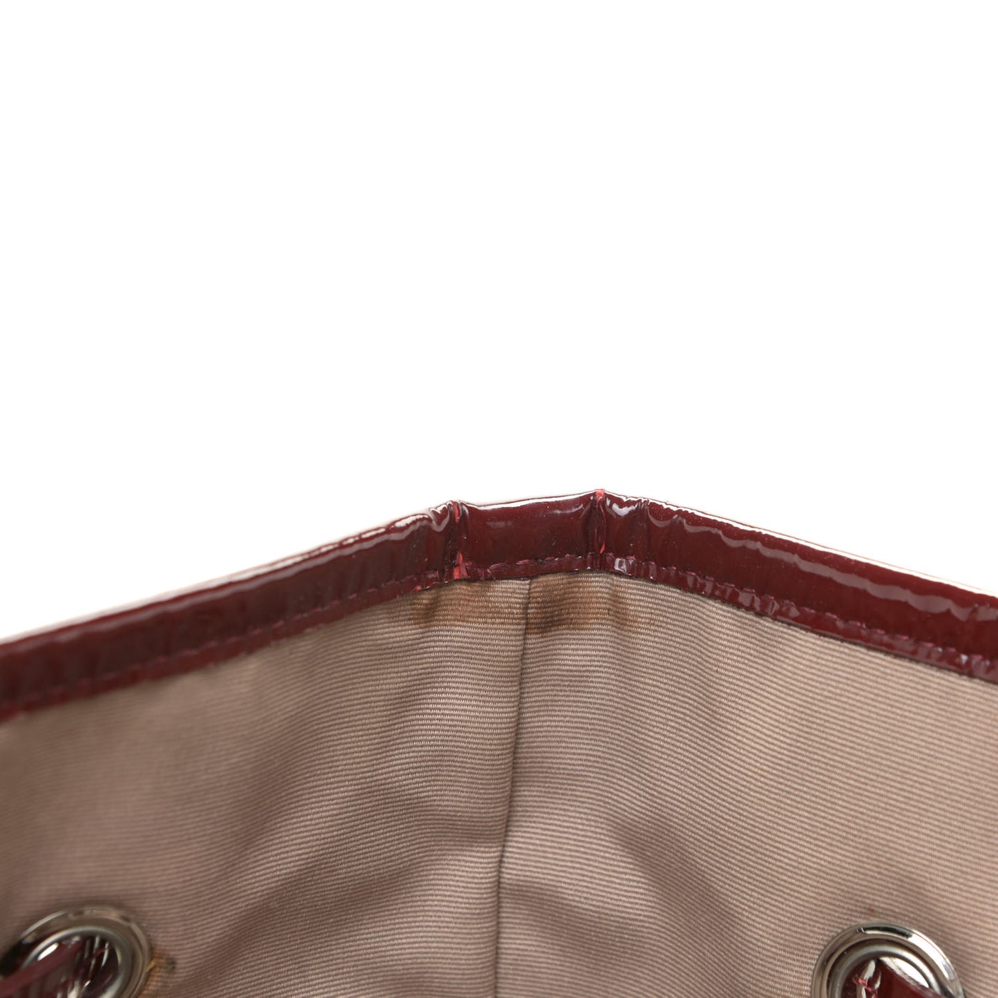 Supernova Check Drawstring Tote Berry Red