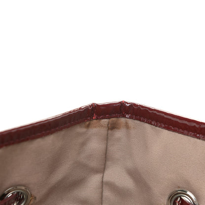 Burberry Supernova Check Drawstring Tote Berry Red 15 of 27