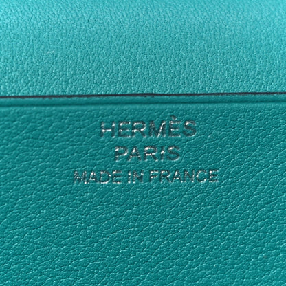 Hermes Swift Chevre Mysore Hermail Tutti Frutti Lemon Wallet Bleu Paon Lime Canopee 6 of 9