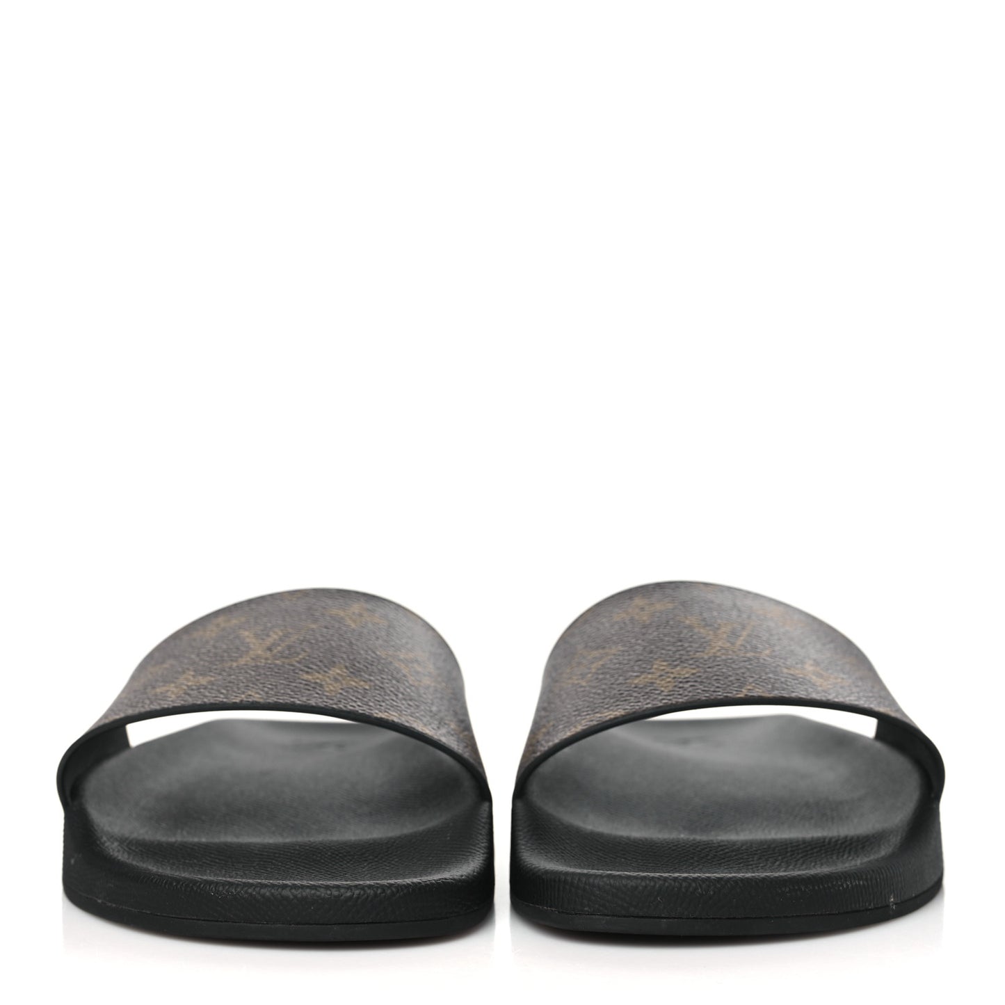 Rubber Monogram Mens Waterfront Mules 8.5 Macassar