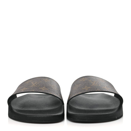 Louis Vuitton Rubber Monogram Mens Waterfront Mules 8.5 Macassar 2 of 8