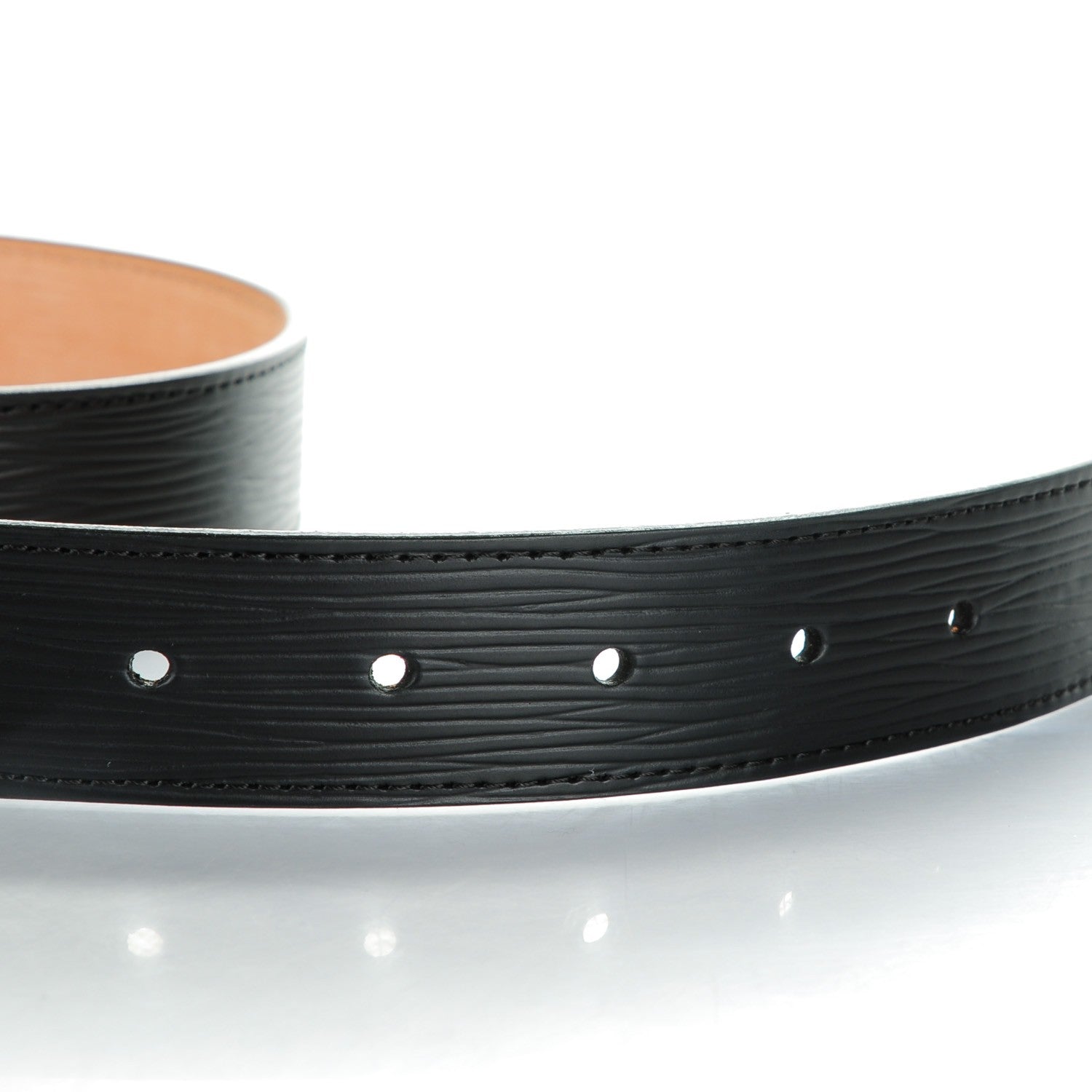 Louis Vuitton Epi LV Initiales 30MM Belt 80 32 Black 4 of 8