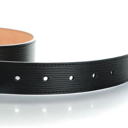 Louis Vuitton Epi LV Initiales 30MM Belt 80 32 Black 4 of 8