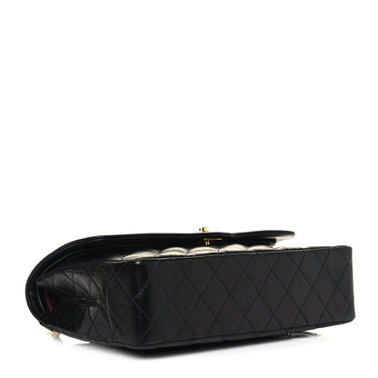 Chanel Lambskin Quilted Medium Double Flap Bag Black 3 of 19