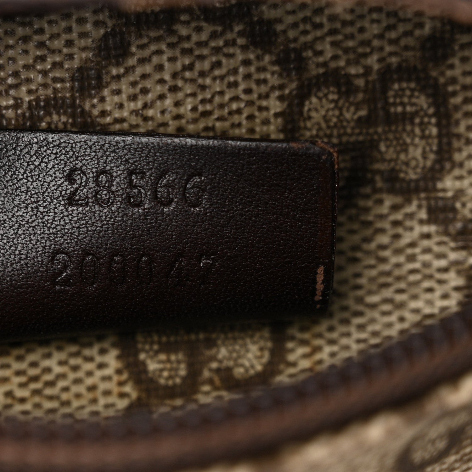 Gucci GG Monogram Double Pocket Belt Bag Dark Brown 7 of 14