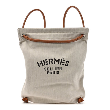 Hermes Canvas Swift Aline Grooming Bag Gold 1 of 9