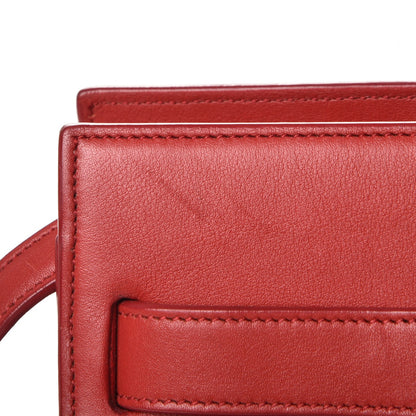 Saint Laurent Calfskin Small Sac De Jour Lipstick Red 9 of 13