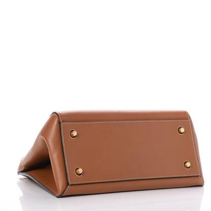Celine Smooth Calfskin Medium Edge Shoulder Bag Camel 4 of 11