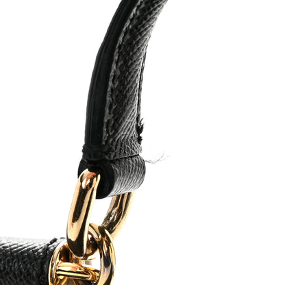 Dolce & Gabbana Dauphine Small Miss Sicily Satchel Black 18 of 20