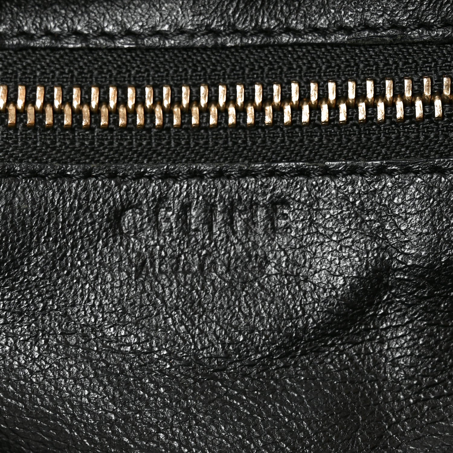 Celine Canvas Smooth Calfskin Micro Tri-Color Luggage Natural Black Tan 6 of 9