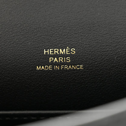 Hermes Swift Kelly Pochette Clutch Black 6 of 10