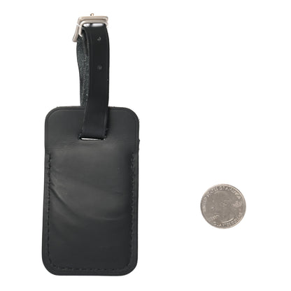 Louis Vuitton Calfskin Small Luggage Tag Black 2 of 3