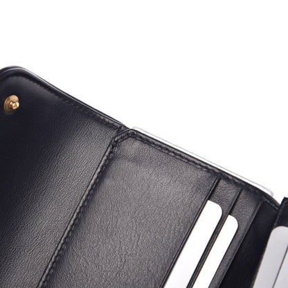 Christian Dior Oblique Saddle Card Holder Blue 8 of 11