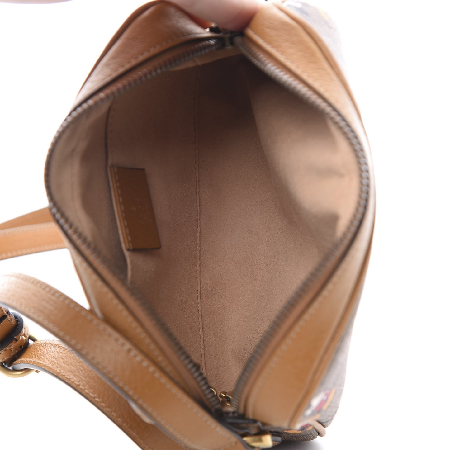 X DISNEY Mini Vintage GG Supreme Monogram Mickey Mouse Shoulder Bag Beige Vintage Sun Oil