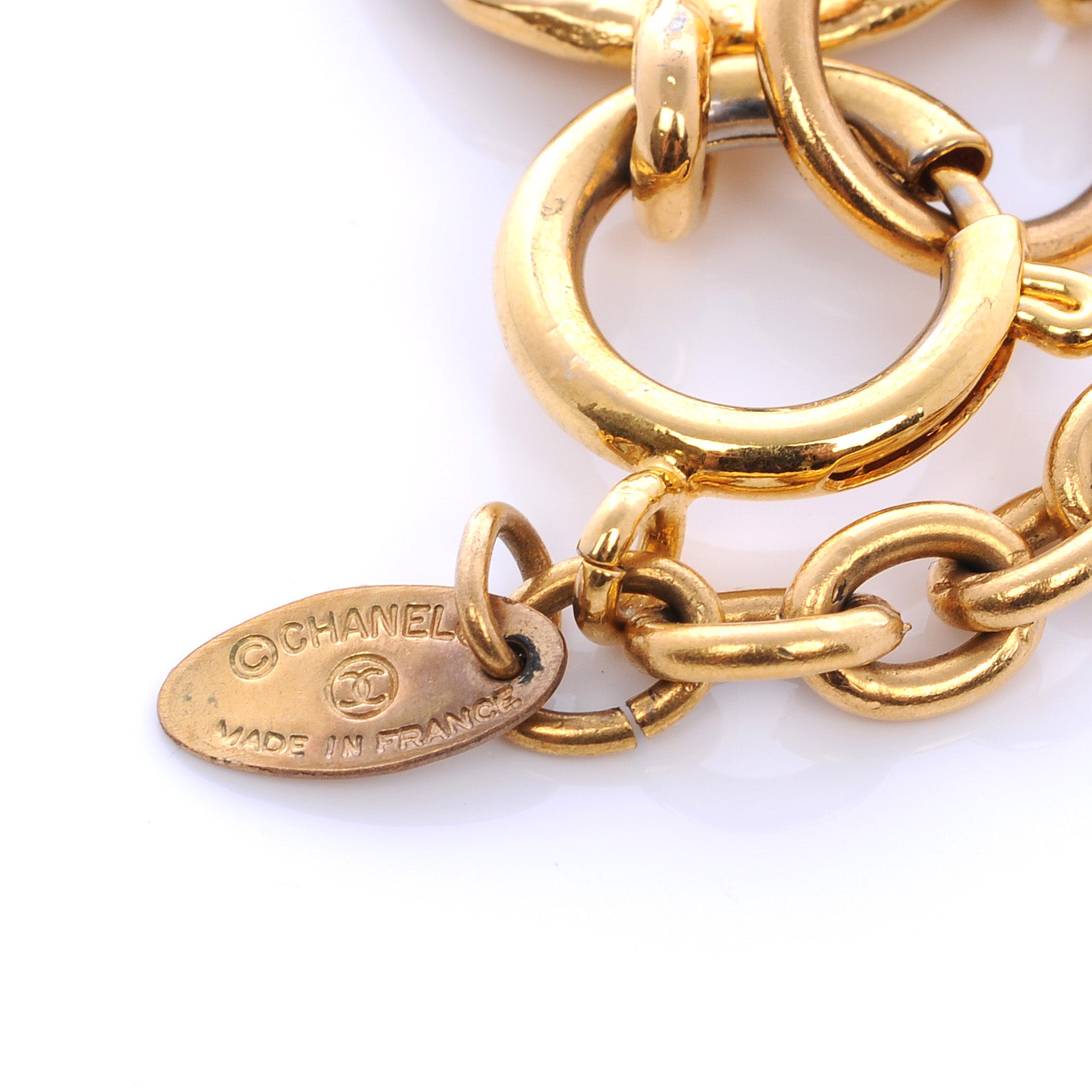 Chanel 31 Rue Cambon Paris CC Necklace Gold 4 of 4