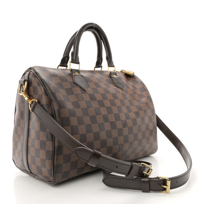 Louis Vuitton Damier Ebene Speedy Bandouliere 30 3 of 14