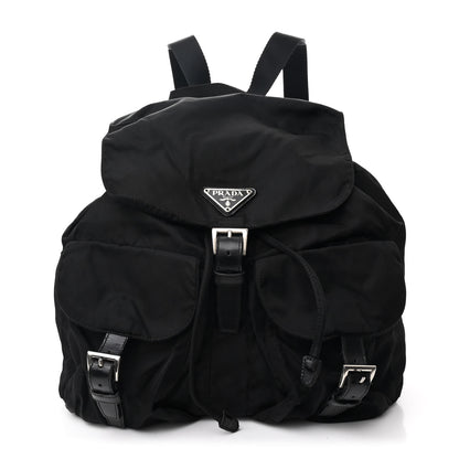 Prada Nylon Vela Medium Backpack Black 1 of 12