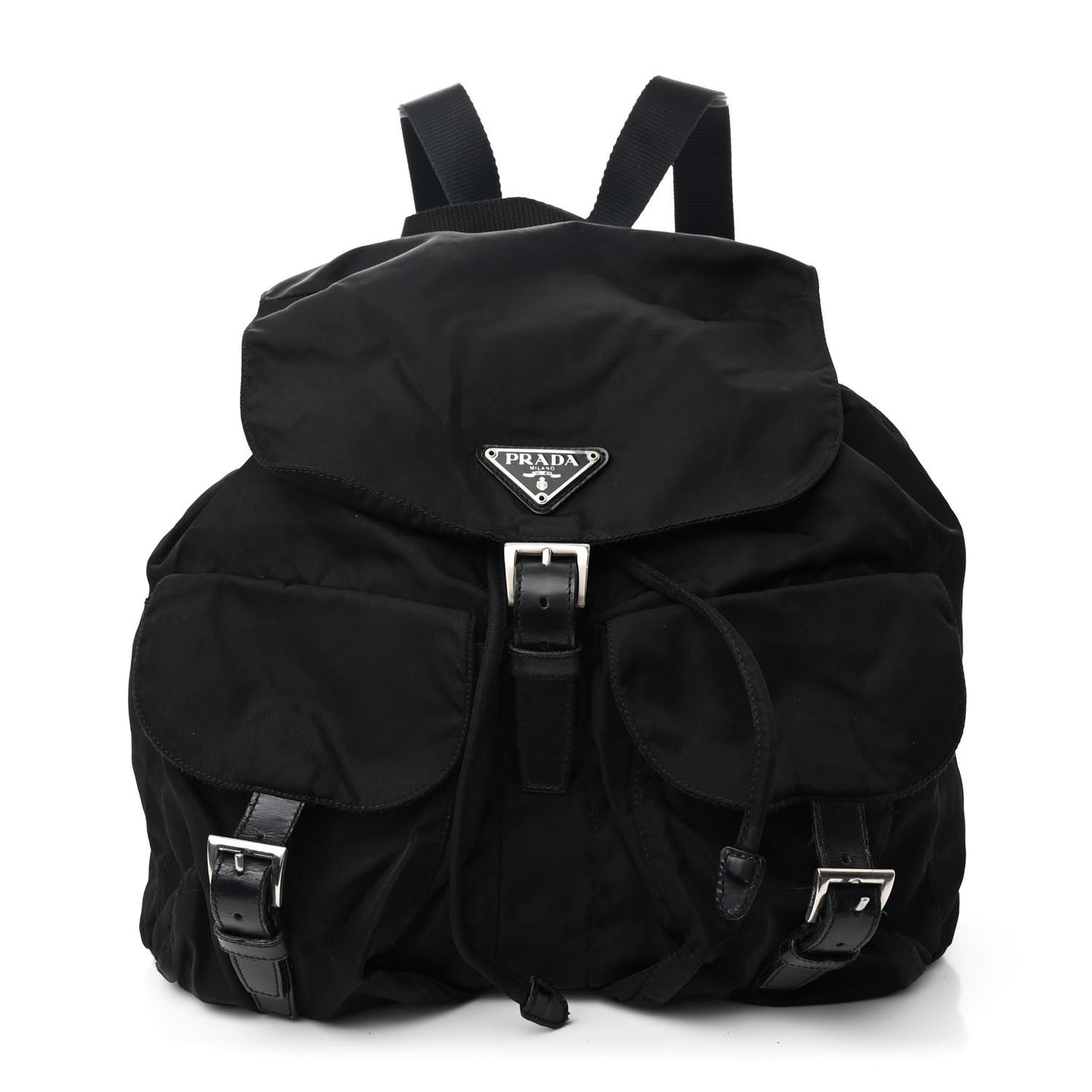 Nylon Vela Medium Backpack Black