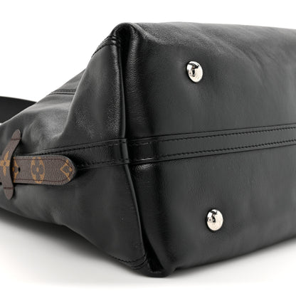 Louis Vuitton Lambskin CarryAll Vibe MM Black 10 of 10