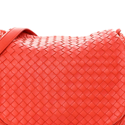 Bottega Veneta Nappa Intrecciato Crossbody Flap Bag Red 7 of 18