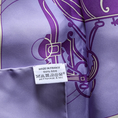 Hermes Silk Ex Libris Scarf 90 8 of 8