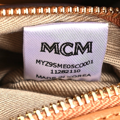 MCM Visetos Millie Wallet On Chain Cognac 7 of 10