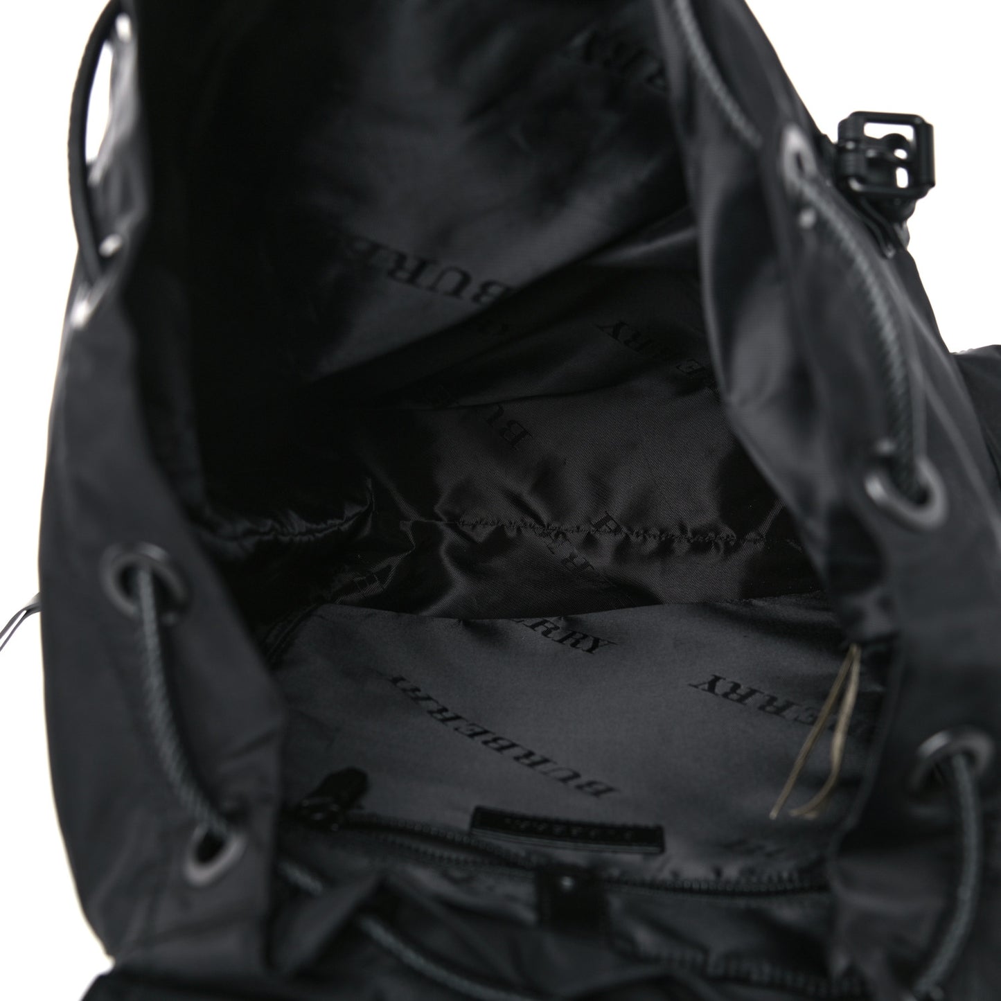 Technical Nylon Large Rucksack Backpack Black