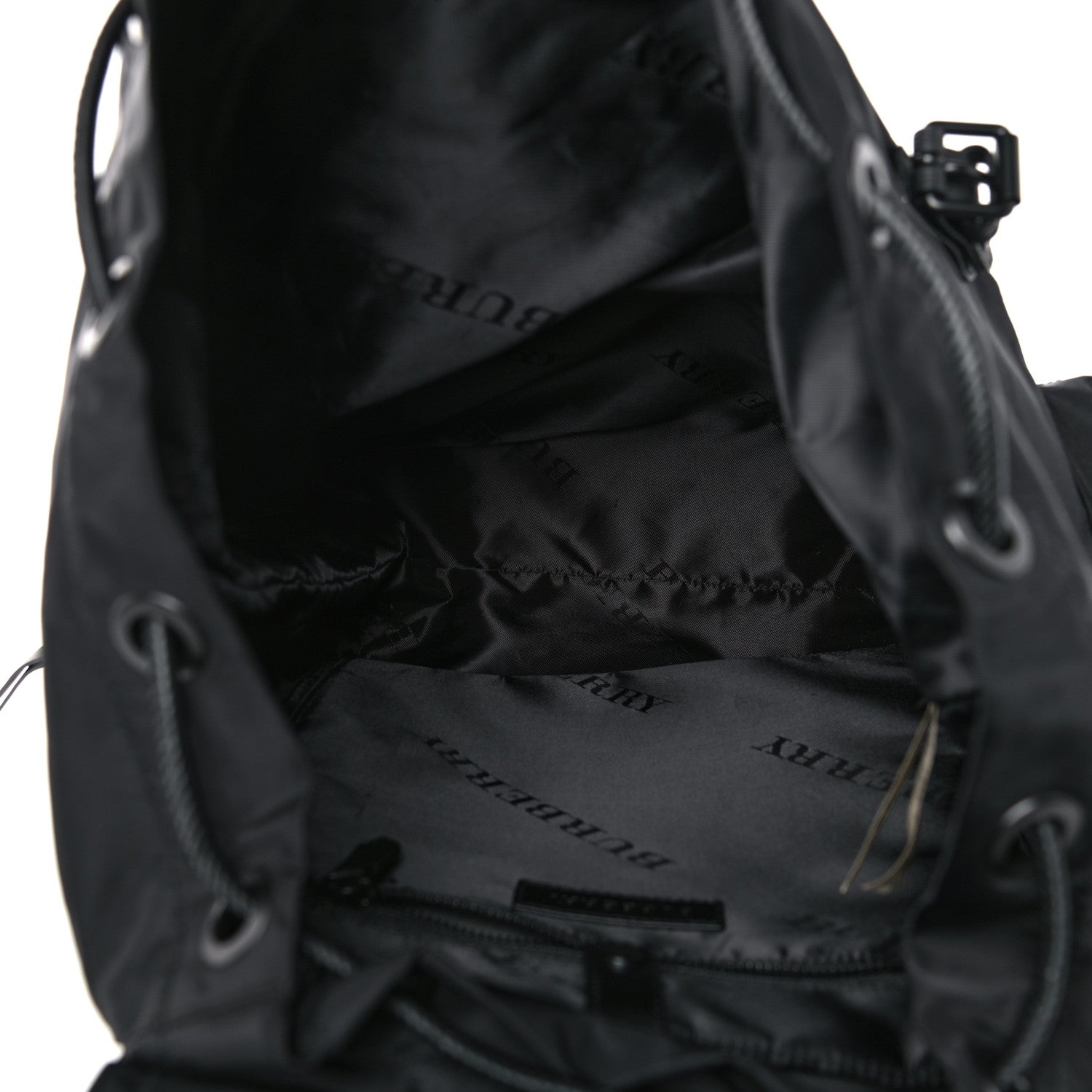Burberry Technical Nylon Large Rucksack Backpack Black 4 of 10