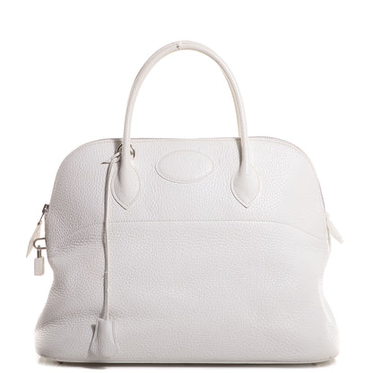 Hermes Taurillon Clemence Bolide 35 White 1 of 14