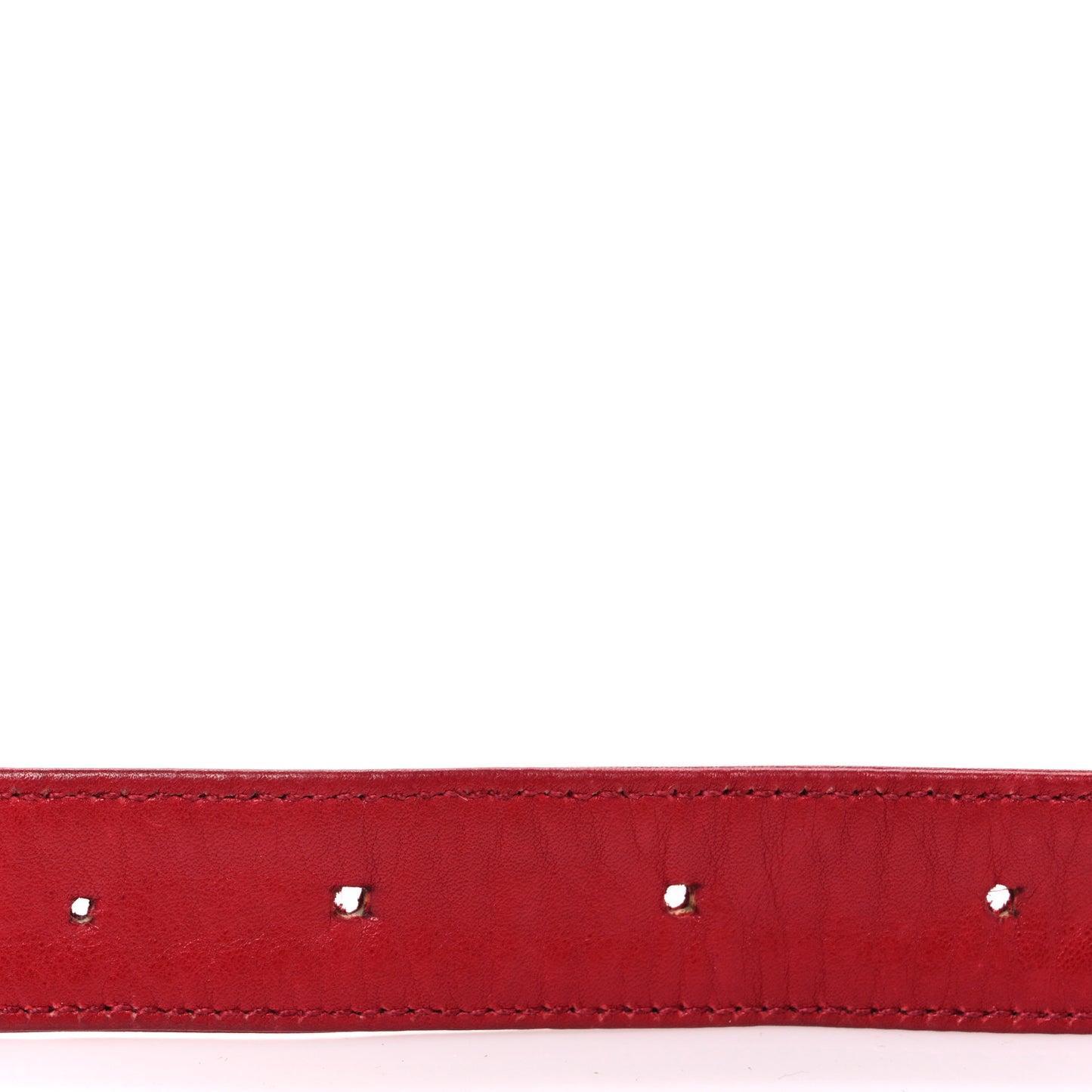Lambskin Chain Belt 75 30 Red