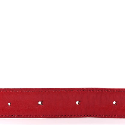 Chanel Lambskin Chain Belt 75 30 Red 4 of 5