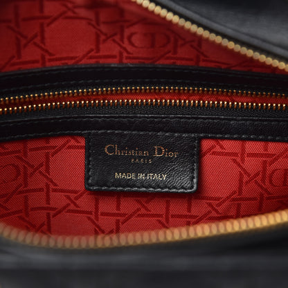 Christian Dior Lambskin Cannage Large Lady Dior Black 6 of 9