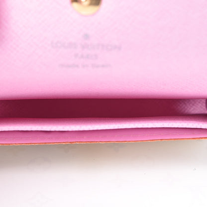 Louis Vuitton Monogram Multicolor Business Card Holder White Litchi 5 of 9