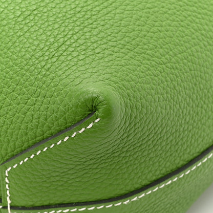 Hermes Taurillon Clemence Cabasellier 31 Vert Yucca 12 of 13