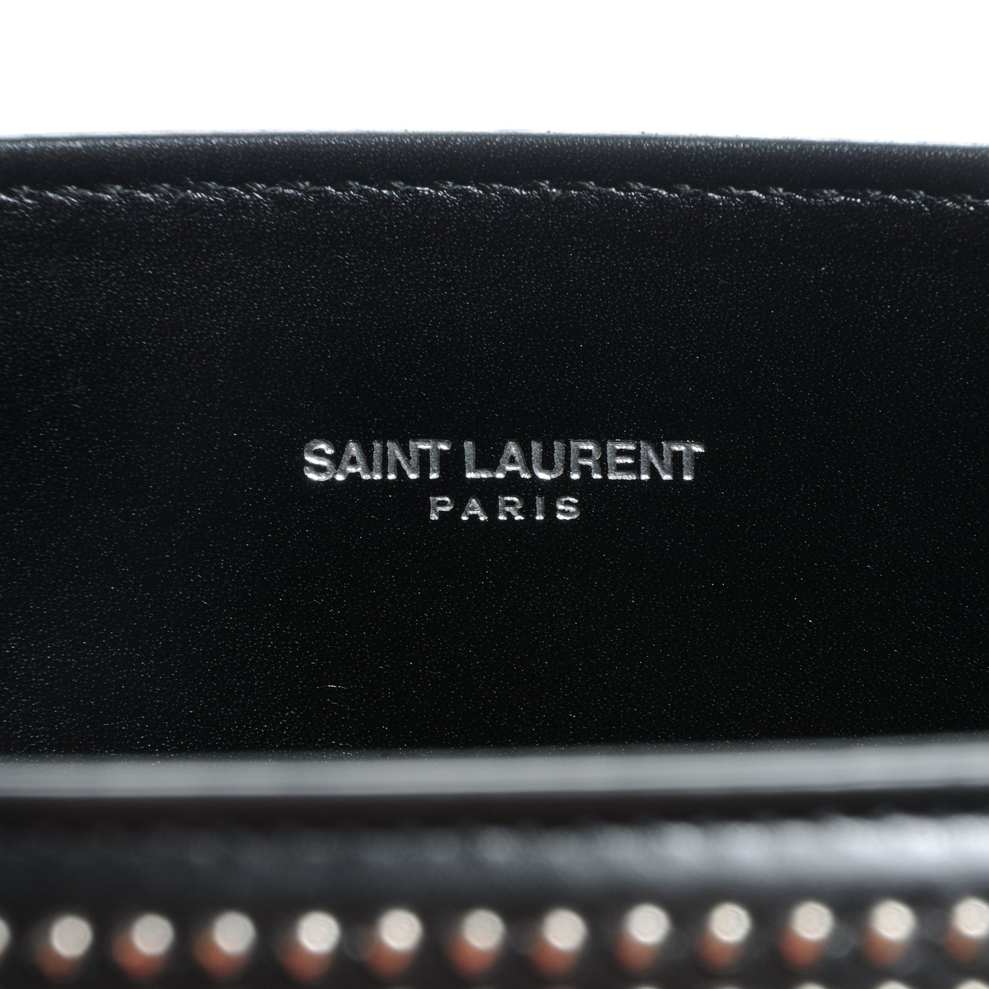 Saint Laurent Studded Leather Small Sac de Jour Carryall Black 6 of 8