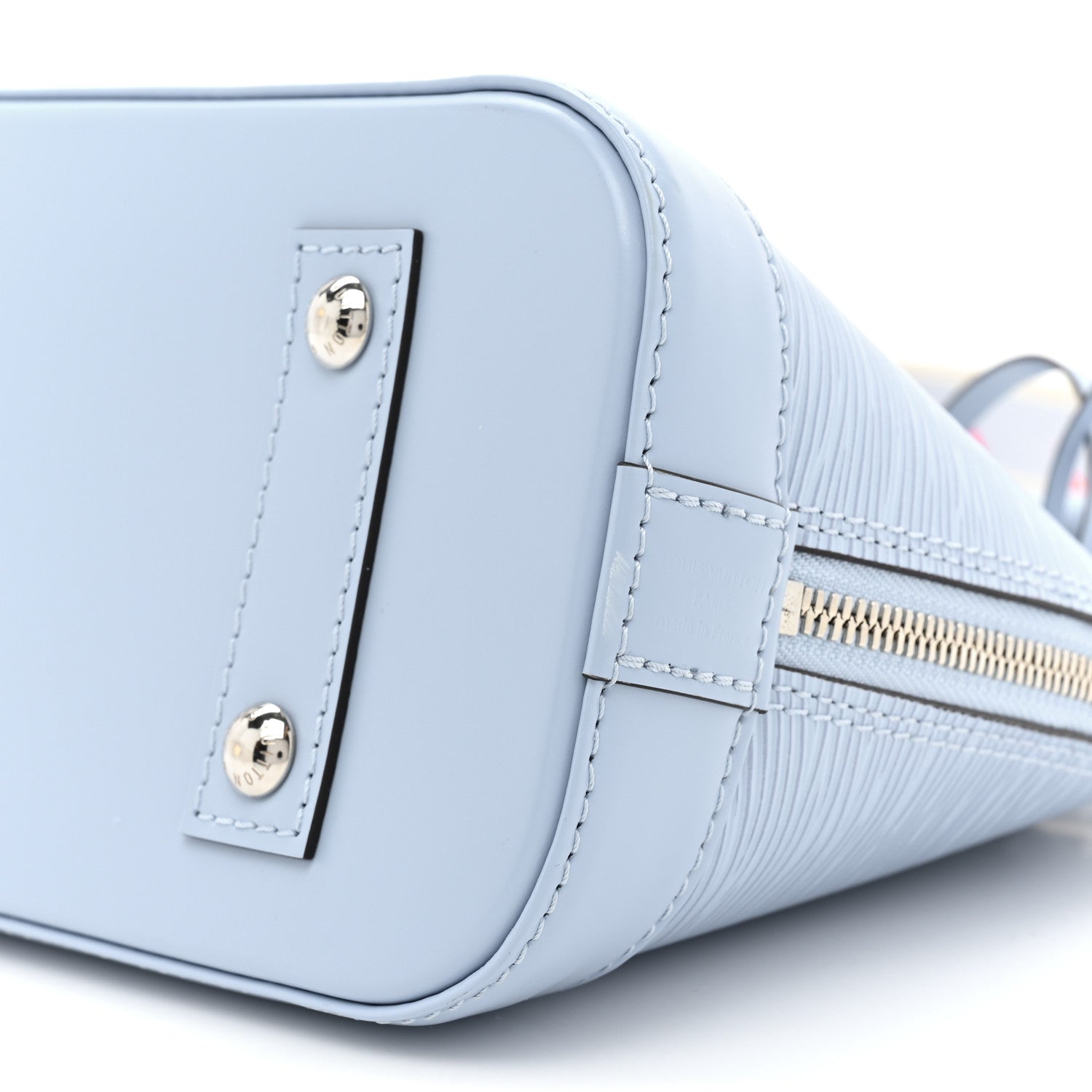 Louis Vuitton Epi Jacquard Alma BB Cloud Blue 7 of 10