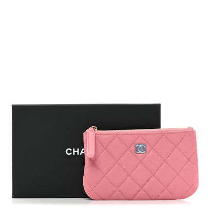 Chanel Caviar Quilted Small Cosmetic Case Pink 10 of 10