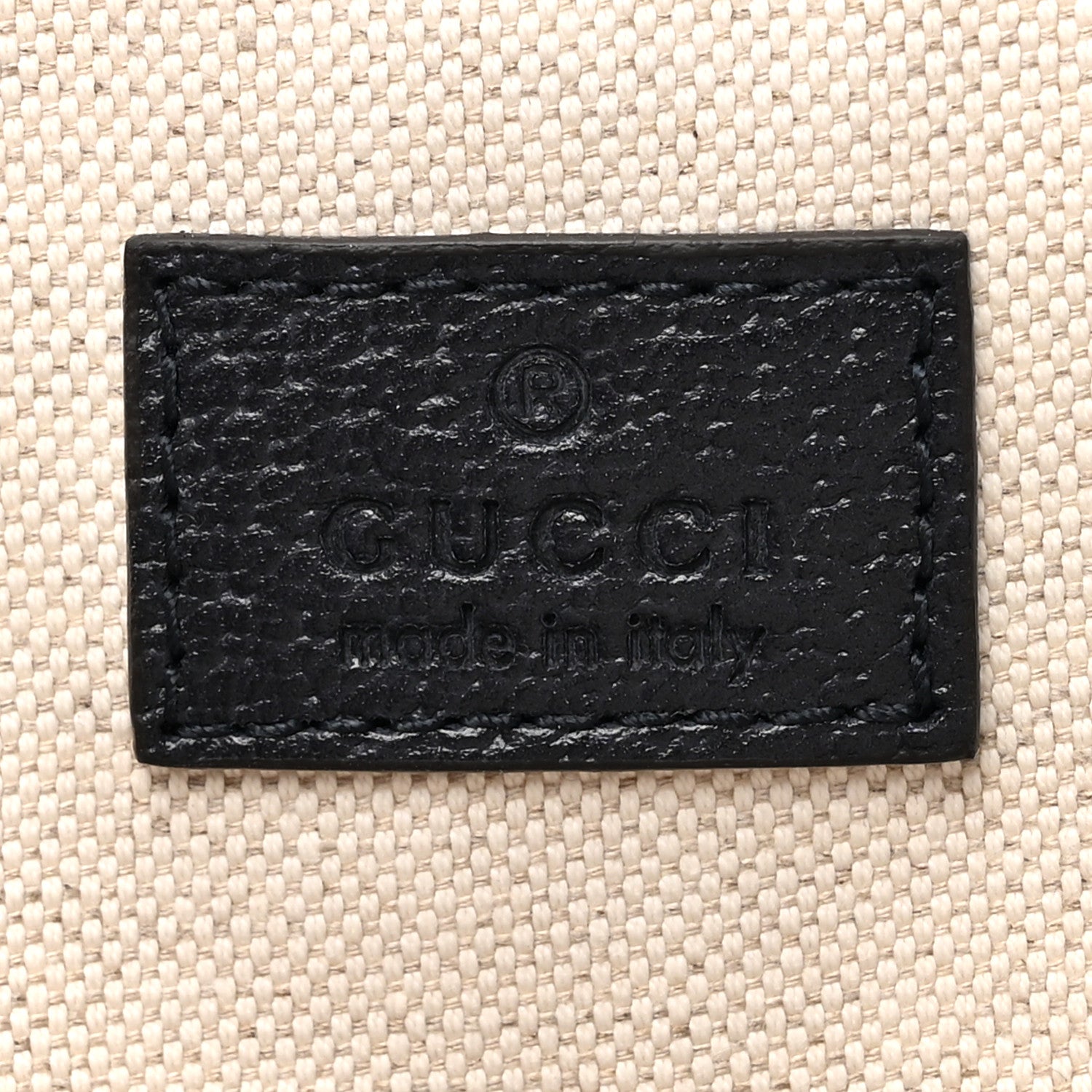 Gucci GG Supreme Monogram Textured Dollar Calfskin Medium Ophidia Shoulder Tote Bag Beige Blue 6 of 12