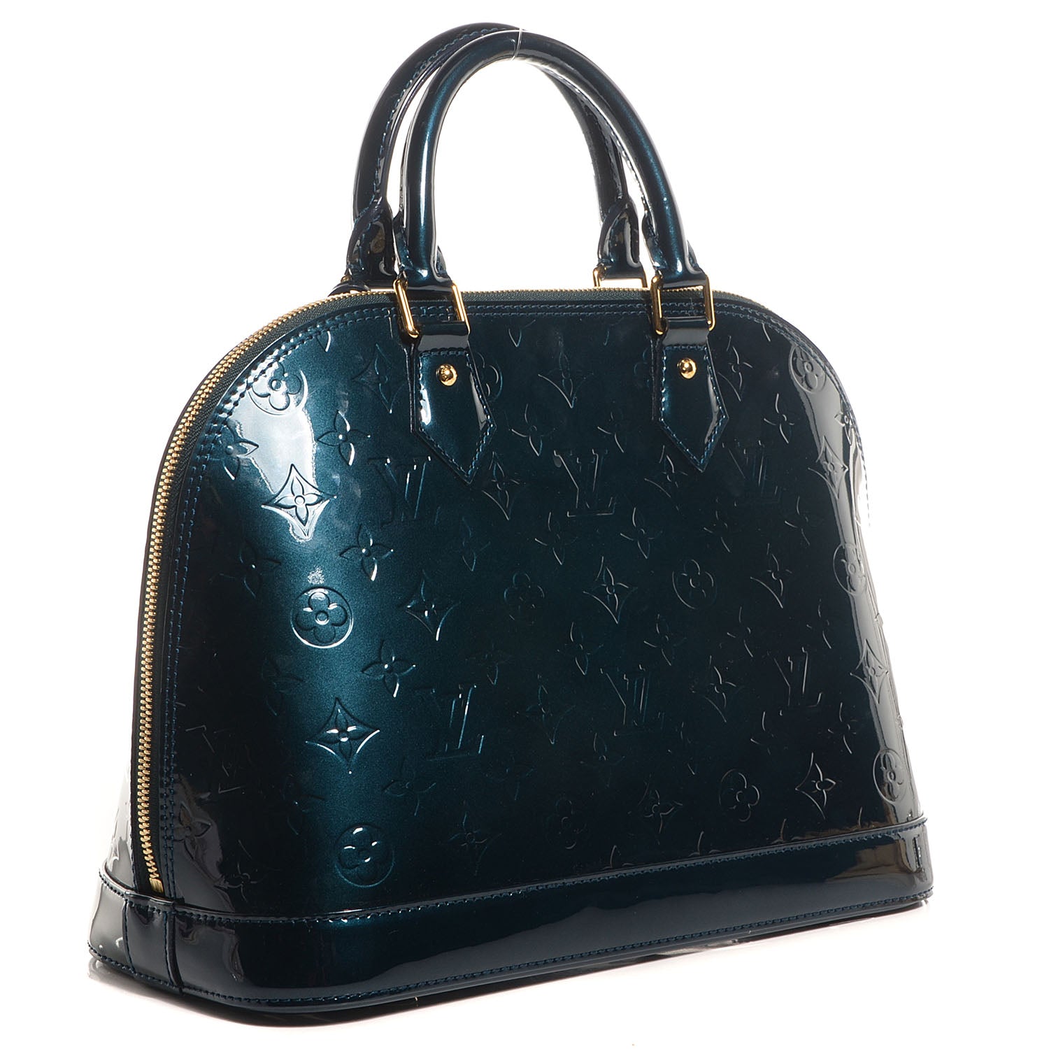 Louis Vuitton Vernis Alma PM Blue Nuit 3 of 7