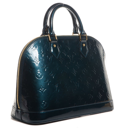 Louis Vuitton Vernis Alma PM Blue Nuit 3 of 7