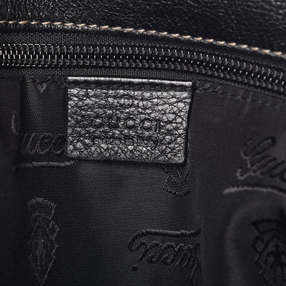 Gucci Calfskin Messenger Bag Black 6 of 10