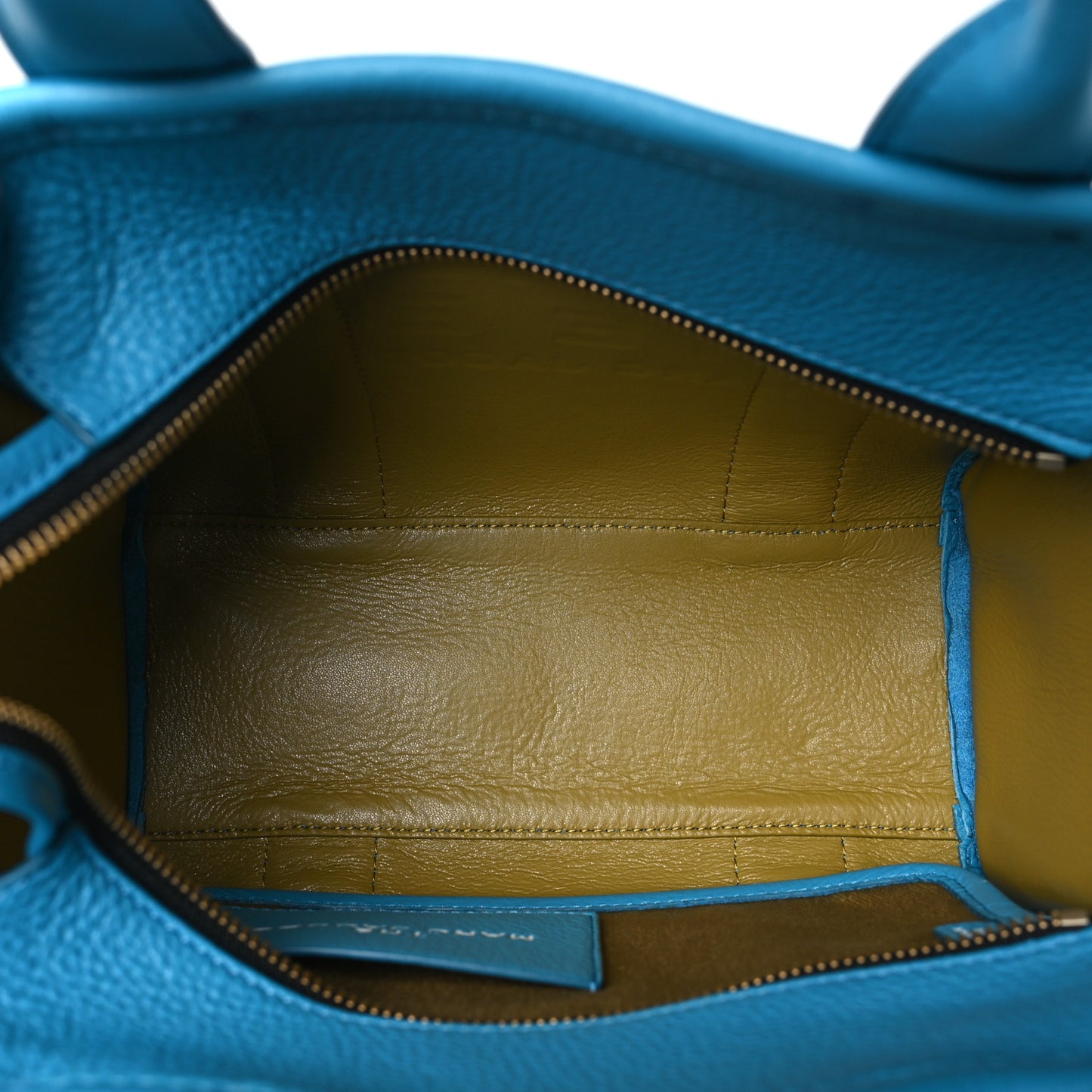 Grained Calfskin Small The Tote Bag Barrier Reef