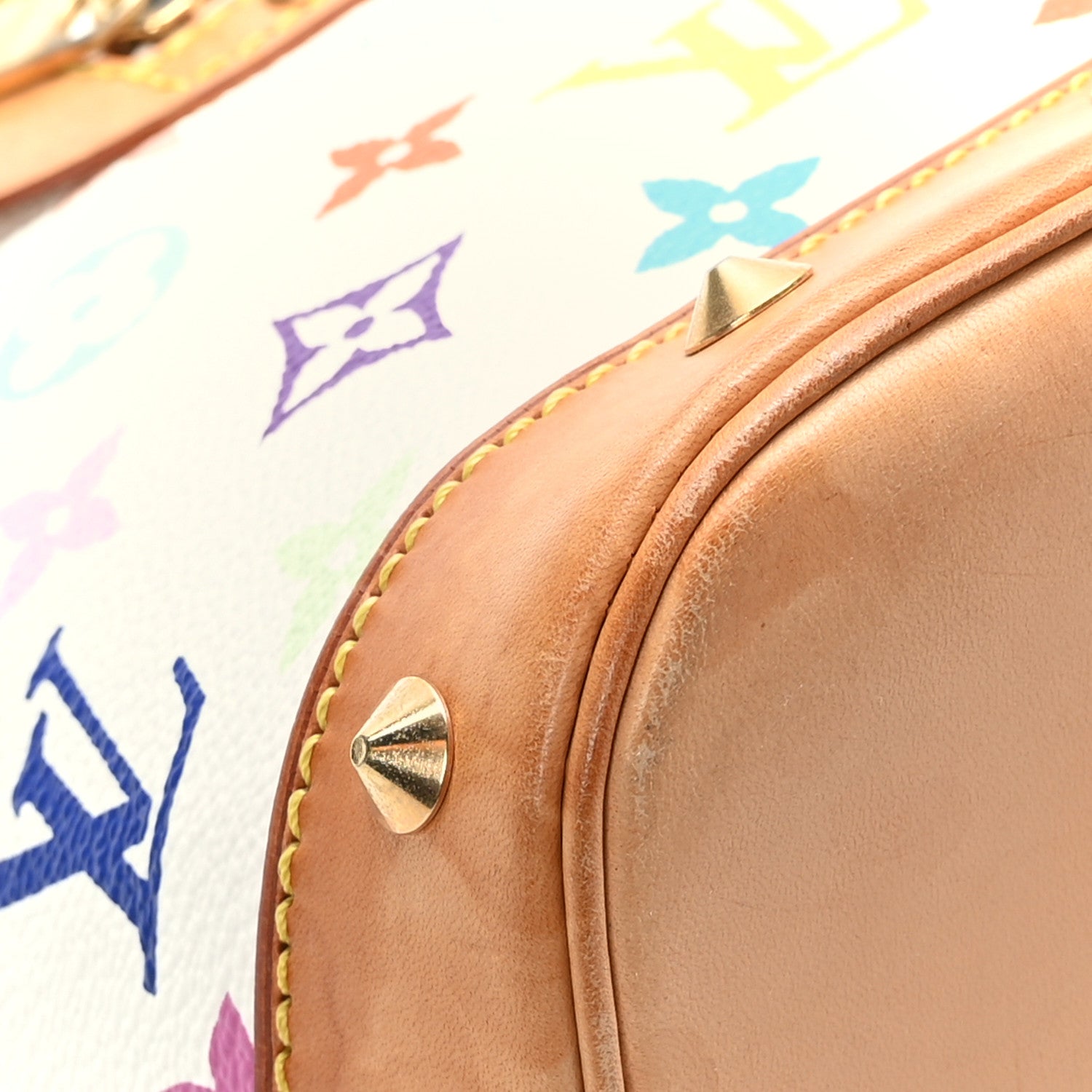 Louis Vuitton Monogram Multicolor Alma White 8 of 12